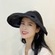 thumbnail image 4 of Sombrero de cubo de cúpula de algodón ahuecado para mujer, gorra de playa plegable de ala ancha deportiva bordada, sombrero de Sol de verano, gorra de béisbol de Golf, novedad de 2023, 4 of 4