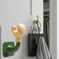 thumbnail image 4 of Boxing Glove Wall Hooks Set of 2 | Removable Adhesive Plastic Coat & Towel Hooks | Decorative Punch Design in Green, Orange, White, Blue | No-Drill, Durable Mini Storage Organizer | 10x6x4.5cm, 4 of 6