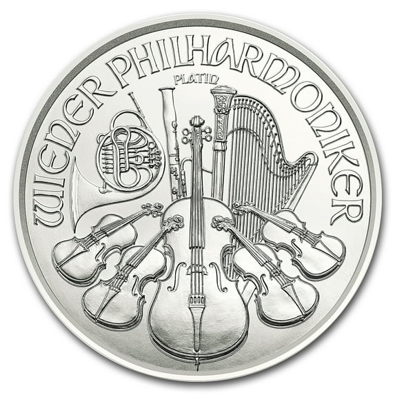 2019 Austria 1/25 oz Platinum Philharmonic BU