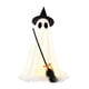 thumbnail image 2 of Luz fantasma de Halloween,Escoba de bruja con decoración fantasma brillante de Halloween,Fantasma de tela blanca iluminado con luz fantasma,Decoración de Halloween con fantasmas aterradores, 2 of 9