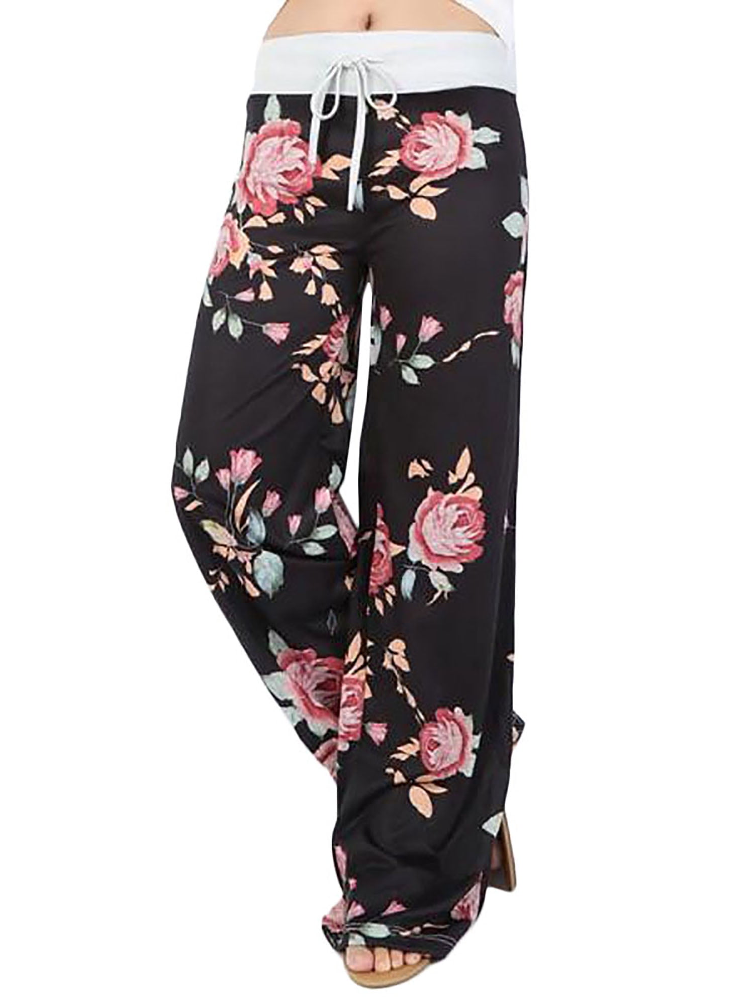 floral summer pants