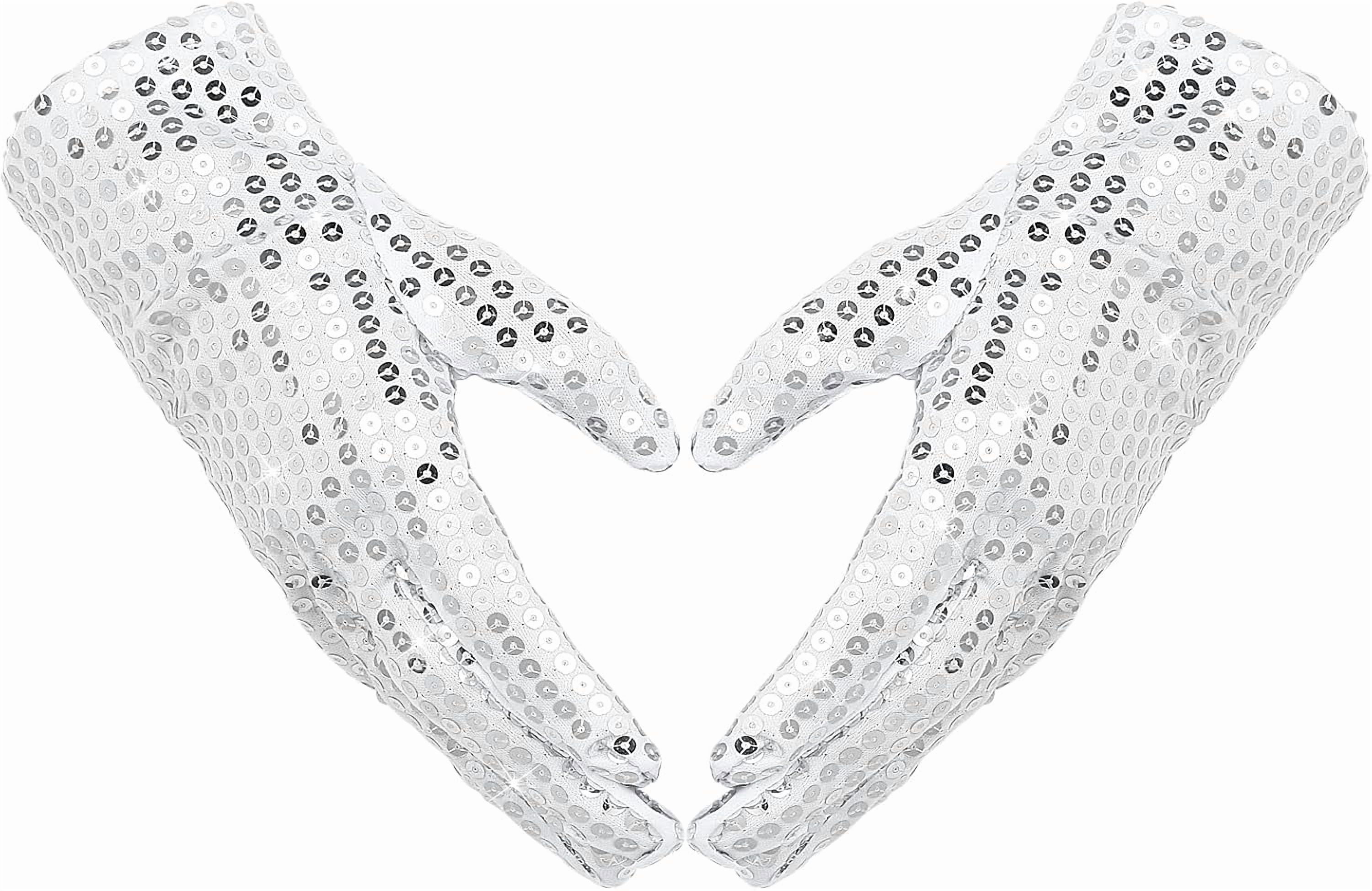 Non Light Up Michael Jackson Right Hand Sequin Glove - Walmart.com