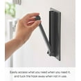 thumbnail image 3 of Yamazaki Home Magnetic Folding Hook, Black, Steel, Supports 3.3 pounds, Magnetic, No Assembly, 3 of 7