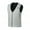White, variant on V-Neck Heated Vest, Electric Thermal Shirt for Men & Women, 3 Speed Temp Heating Vest Waterproof Heated Jacket Vest, 5 Heated Zones Waistcoat for Camping Fishing Outdoor Cycling