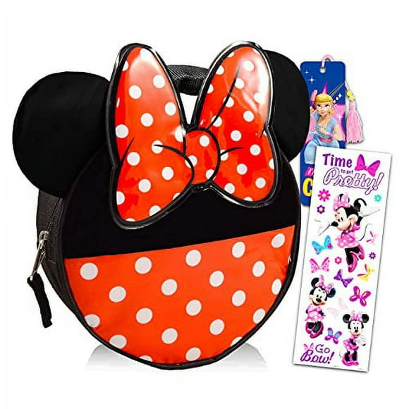 Minnie Mouse Lunch Box for Girls Kids Bundle ~ Premium Insulated Minnie Mouse Lunch Bag with Stickers and Accessories (Minnie Mouse School Supplies)