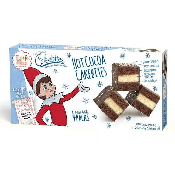 The Elf on the Shelf Regular Hot Cocoa Chocolate Cakes, 2 oz, 4 Count