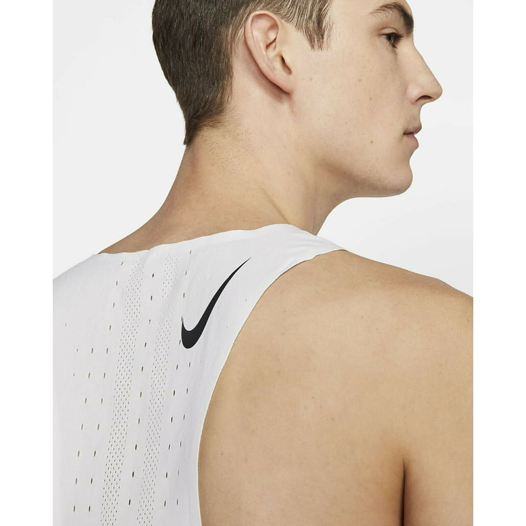 Nike AeroSwift Men's Running Singlet top CJ7835 100 size X-Large New with  tag 