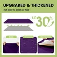 thumbnail image 3 of Plastic Table Cloth Disposable - 8 Packs, Table Cloth for Retangle Table, 54"x108" Decorative Tablecloth for Parties, Picnics, Camping, Waterproof & Stain-Resistant, Purple Purple 54" X 108" Rectangle, 3 of 5