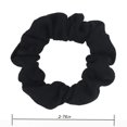 thumbnail image 4 of Pack of 16pcs Cotton Hair Scrunchies Single Jersey Solid Color Ponytail Holders Elastic Hair Ties for Women Accessories, 4 of 15