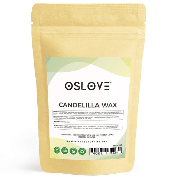 Oslove Organics Cera/pellets de candelilla pura 8 oz