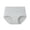 18# Light Gray, variant on Womens Cotton High Waisted Underwear Full Coverage Panties Ladies Briefs Light pink L