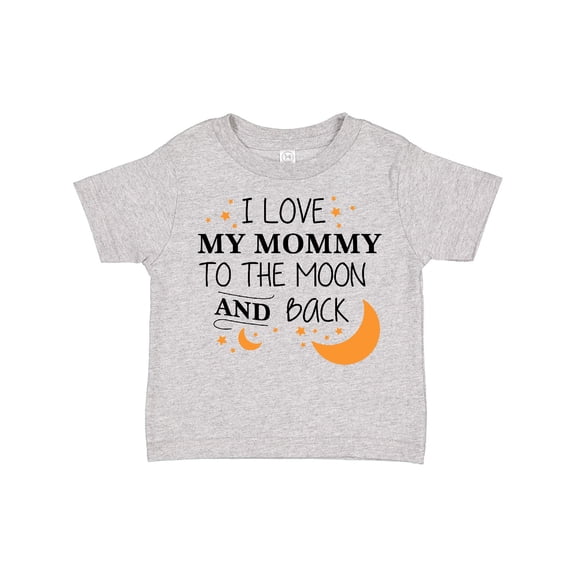 Inktastic I Love My Mommy to the Moon and Back Boys or Girls Toddler T-Shirt