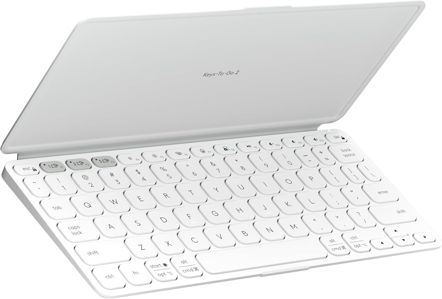 Restored Logitech Keys-to-Go 2 Portable Bluetooth Keyboard for Tablet with Built-in Cover (Refurbished)