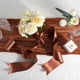 thumbnail image 5 of Cinta MEEDEE Rust Satin Lux de doble cara, 7,5 cm de ancho, 10 m, 5 of 9