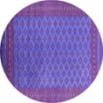 thumbnail image 1 of Ahgly Company Indoor Round Oriental Purple Industrial Area Rugs, 7' Round, 1 of 4