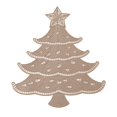 thumbnail image 1 of Christmas Tree Shaped Placemats Hollow Out Design Christmas Tree Double Thickened Heat Insulation Place Mats For Xmas Home Holiday Table Decorations, 1 of 7