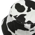 thumbnail image 2 of Hontri Bucket Hats in Sale, Women's Fashionable Bucket Hat Reversible Sun Hat Cow Print Hat 1X Shorts Black, 2 of 3