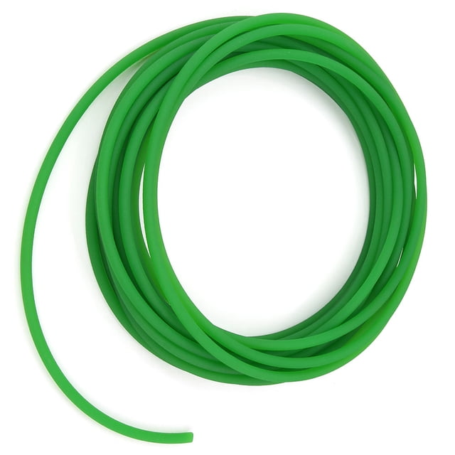 FTVOGUE Polyurethane Conveyor Belt Green Rough PU Urethane Round Belt Roll For Drive Transmission 2mmx10m