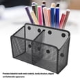 thumbnail image 5 of Suodoka Magnetic Metal Mesh Pencil Cup – Large Capacity Desk & Refrigerator Pen & Marker Organizer, 5 of 7