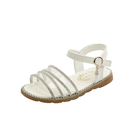 

Toyella Little Girl Fashion Casual Princess Shoes White 30code