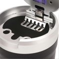 thumbnail image 2 of Portable Car Ashtray Mini Silver Edge Fire Prevention Smokeless Auto Ashtray with LED Light and Lid Honeycomb, 2 of 4