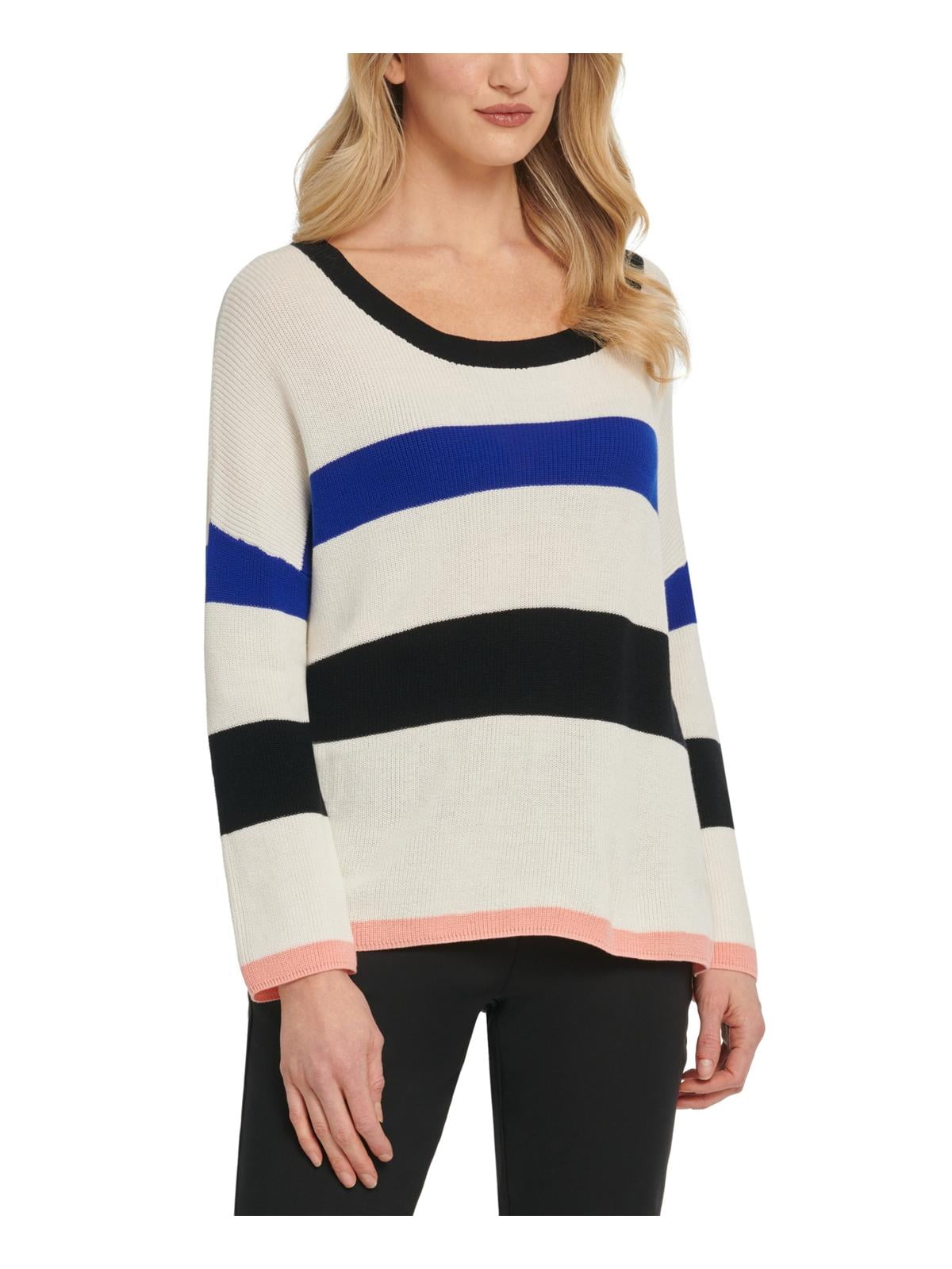 DKNY Womens Ribbed Trim Side Slit 