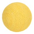 thumbnail image 2 of Bola de sisal para gatos, alivia el aburrimiento, dientes, garras, molienda, bola interactiva para rascar gatos, gatito, amarillo, 2 of 12