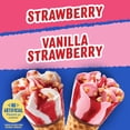 thumbnail image 3 of Drumstick Lil' Drums Vanilla or Strawberry Sundae Cones Variety Pack, Kosher, 12 Count, 3 of 13