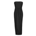 thumbnail image 3 of Wedding Guest Dresses for Women Formal Strapless Dress Trendy Eyelet High Waist Bodycon Split Maxi Dresses Beach Cocktail Party Evening Dresses Purchase History for My Accounts Save for Later List, 3 of 5