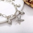 thumbnail image 3 of Koszal Boho Women Shell Starfish Charm Anklet Ankle Chain Bracelet Foot Jewelry Gift, 3 of 7