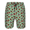 thumbnail image 3 of Pofeuu Ladybugs 3 Prin Men's Swim Trunks Quick Dry Bathing Suit Swimming Board Shorts Mesh Lining Beach Swimwear-XX-Large, 3 of 6