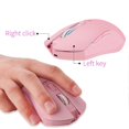 thumbnail image 4 of 2.4G Silent Wireless Charging Mouse Pink Beautiful Girl Gaming Mouse Colorful Glowing Gaming Mouse for PC Gaming Office - Perfet PINK, 4 of 4