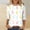 A100 White, variant on 3/4 Sleeve Shirts for Women Cute Bunny Easter Eggs Graphic Shirts Spring Comfortable Basic Colorful Tops Blouse White L