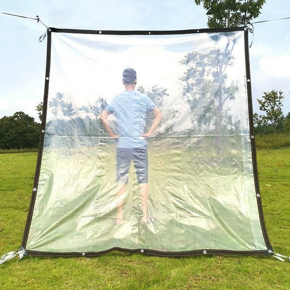 SPRING PARK Transparent Waterproof Film Cover Plastic Thicken Garden Plant Shade Shelter