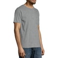thumbnail image 3 of Hanes Men's & Big Men's Authentic Short Sleeve Pocket Tee, Sizes S-3XL, 3 of 5