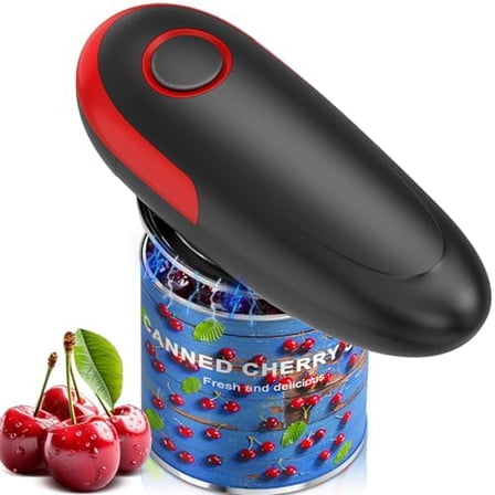 Electric Can Opener, Handheld Smooth Edge No Sharp, Portable Automatic Can Opener for Camping, Best Kitchen Gadgets Easy for Arthritis Patients$$Home Decor, Kitchen, & Other