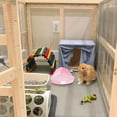 thumbnail image 4 of Agiufgs Small Pet Mini Triangular, Corner-Fitting Space-Saving Design with Easy Clean, for Hamsters Rabbits Chinchillas, Yellow, 4 of 7