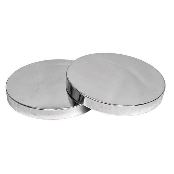 Silver Metal Candle Lid - Fits our 14 oz Havana Candle Making Supplies (Box of 12) FREE SHIPPING