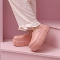 thumbnail image 4 of Women Fuzz Lined Clogs Cushion Platform Lightweight Winter House Shoes Slip-on Closed-Back Bedroom Slippers for Indoor Outdoor, 4 of 15