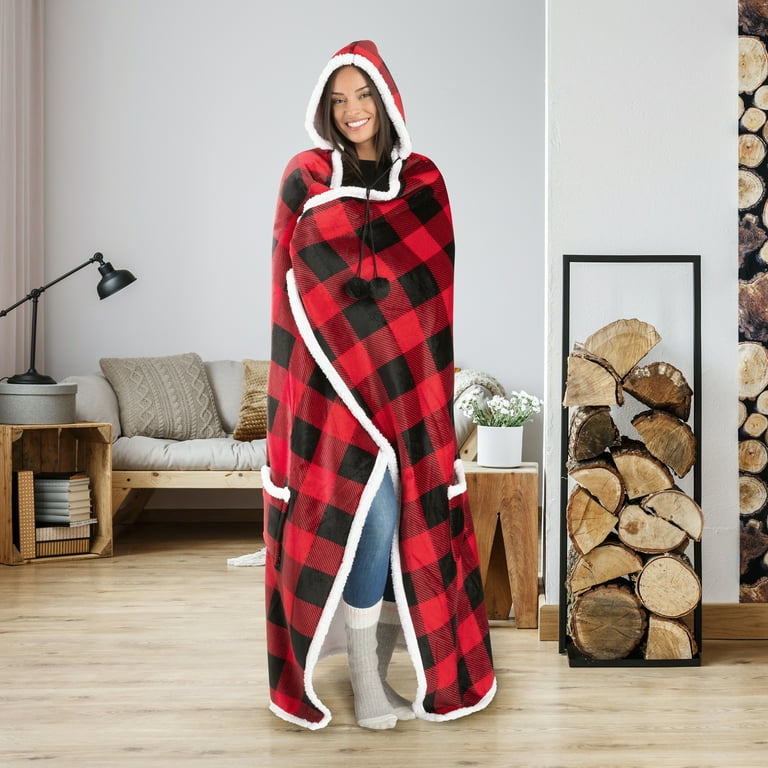 Safdie Plush Hoodzy Blanket, 52x72