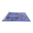 thumbnail image 2 of Ahgly Company Machine Washable Indoor Rectangle Persian Blue Traditional Area Rugs, 2' x 3', 2 of 4