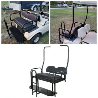 Club Car DS Series (2001-2013) Golf Cart Front Seat Cover Set: Designe –