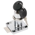 thumbnail image 1 of LHCER Drawer Hardware,Cabinet Lock,3Pcs/Set Desk Drawer Lock with Keys Office Cabinet Wardrobe Door Lock Hardware Accessory, 1 of 8