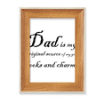 thumbnail image 1 of Original Source Dad Festival Quote Desktop Wooden Photo Frame Display Picture Art Painting Multiple Sets, 1 of 3