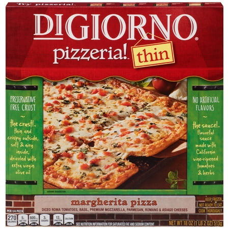 Digiorno Pizza digiorno pizzeria! thin crust margherita pizza 18 oz. box Digiorno Pizza digiorno pizzeria! thin crust margherita pizza 18 oz. box