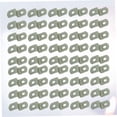 thumbnail image 4 of SHOWERORO 160Pcs Picture Frame Corner Fasteners Metal Silver for Home Decor, 4 of 8