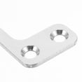 thumbnail image 3 of Phenofice 5Pcs Silver Door Strike Plate Repair Kit Iron For Residential Use Security Enhancement, 3 of 8