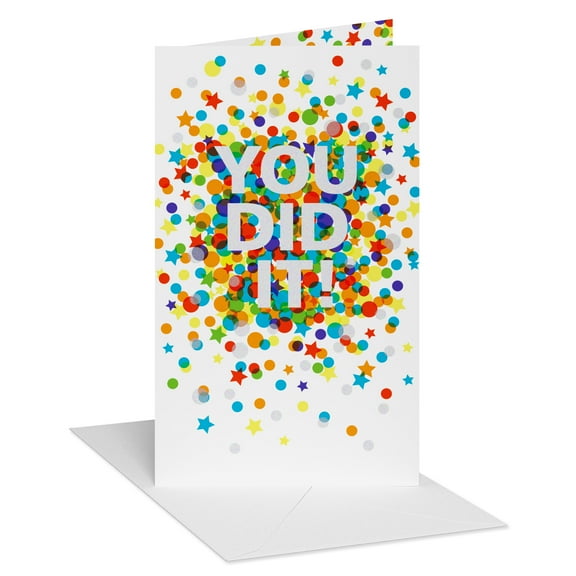 American Greetings Graduation Money/Gift Card Holder for Graduate (Confetti Celebration)