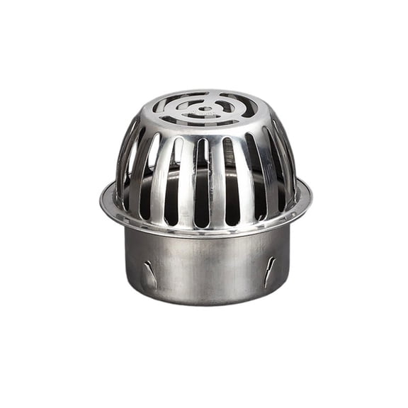 Anti Clog Anti Animal Insert Steel Rounded Drain Effective Water Discharge System High Efficiency Drain for Outdoor