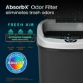 thumbnail image 5 of 13 Gallon Plastic Sensor Kitchen Trash Can with Odor Filter, Slim Space-Saving Garbage Bin, 5 of 7